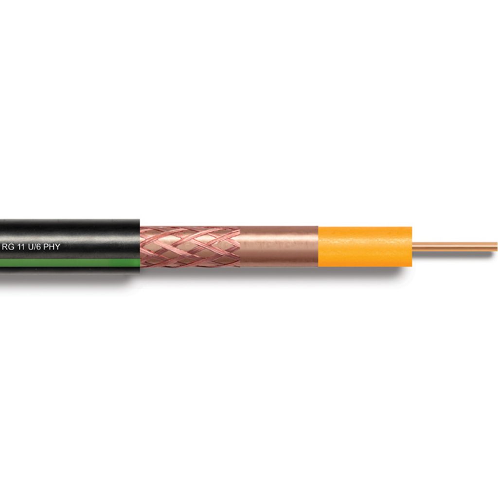RG 11 U/6 PHY-PVC (Cu/Cu)