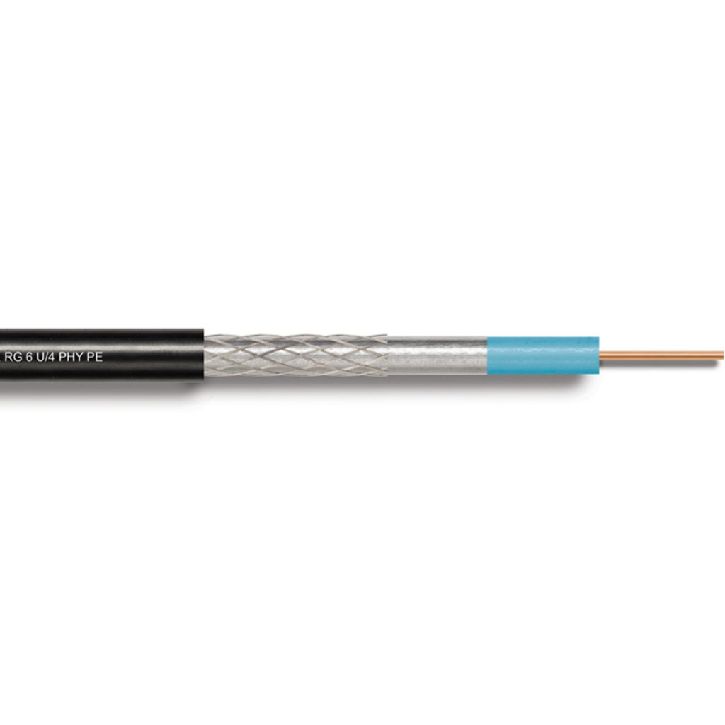 RG 6 U/4 PHY-PE (Cu/CuSn Trishield)