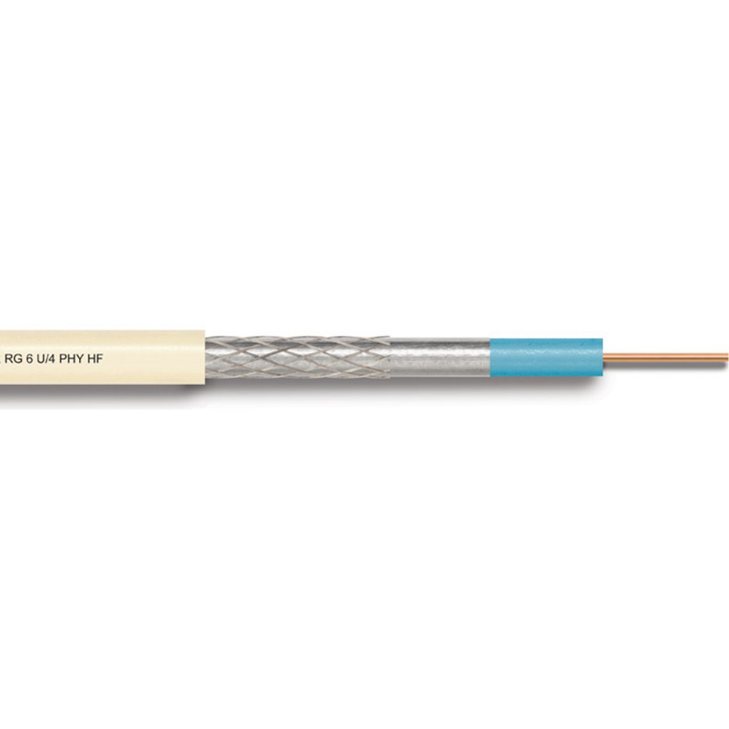 RG 6 U/4 PHY-PVC (Cu/CuSn)