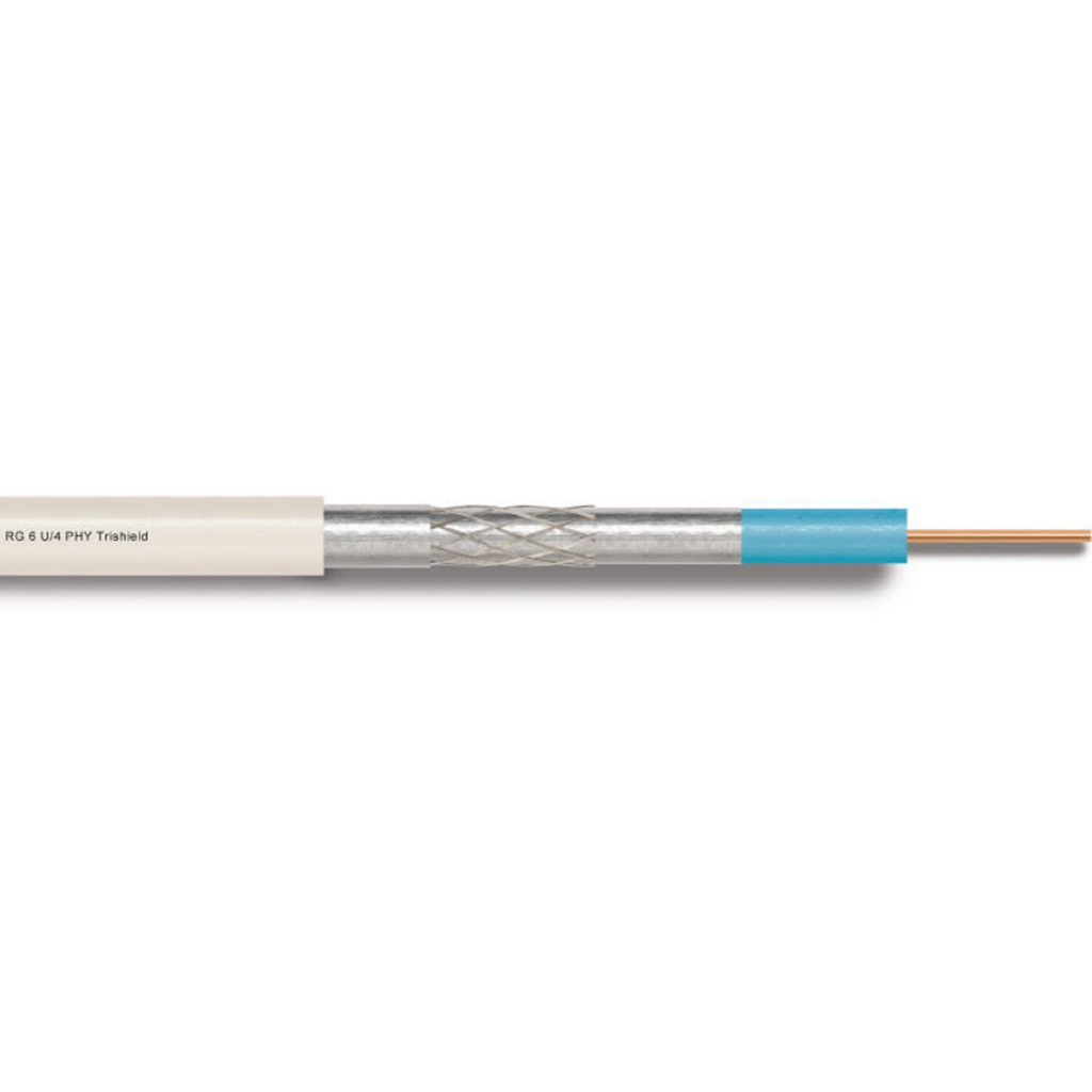 RG 6 U/4 PHY-PVC (Cu/CuSn Trishield)