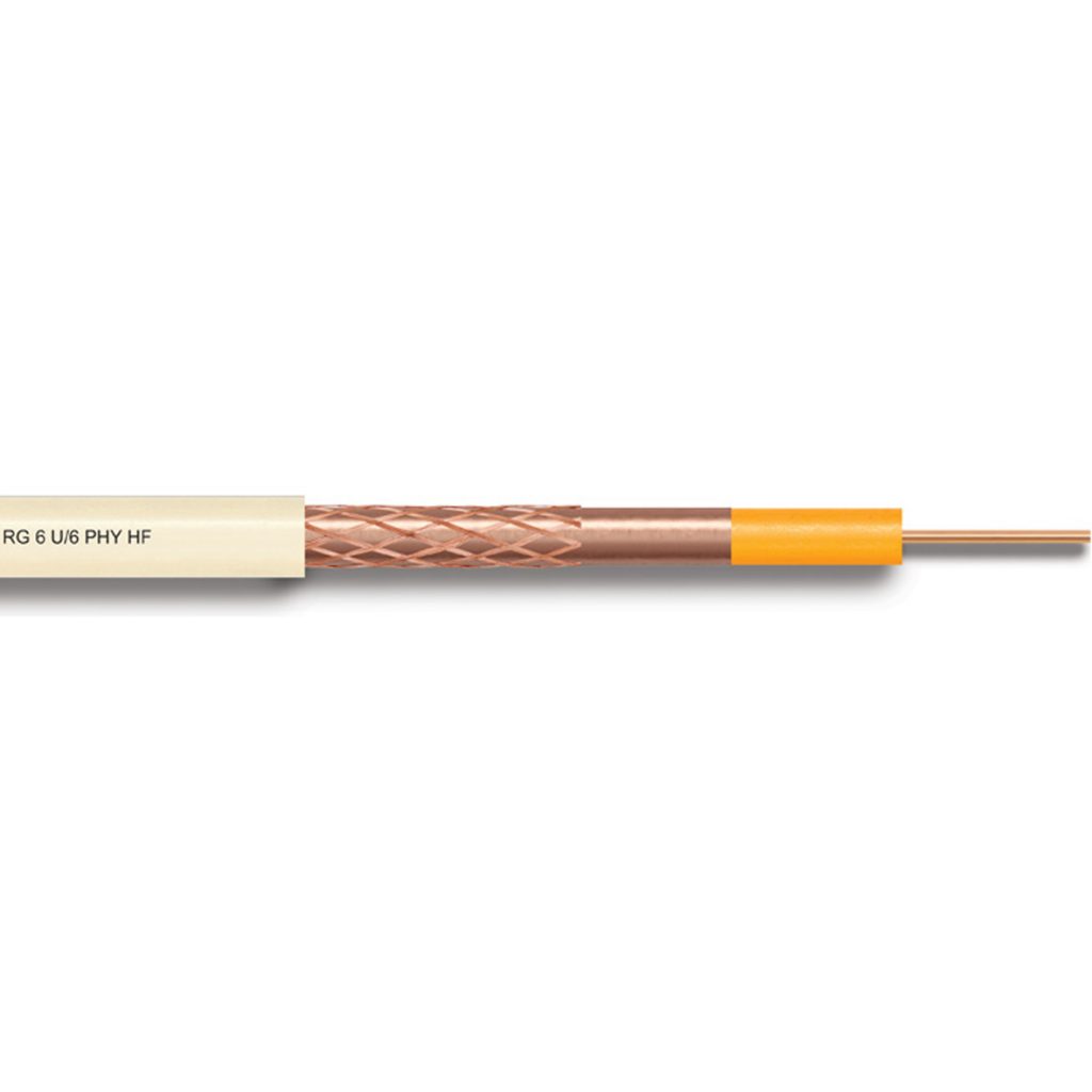 RG 6 U/6 PHY-PVC (CCS/Cu Trishield)